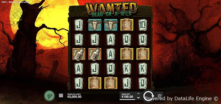 Скачать слот Wanted Dead or A Wild на телефон